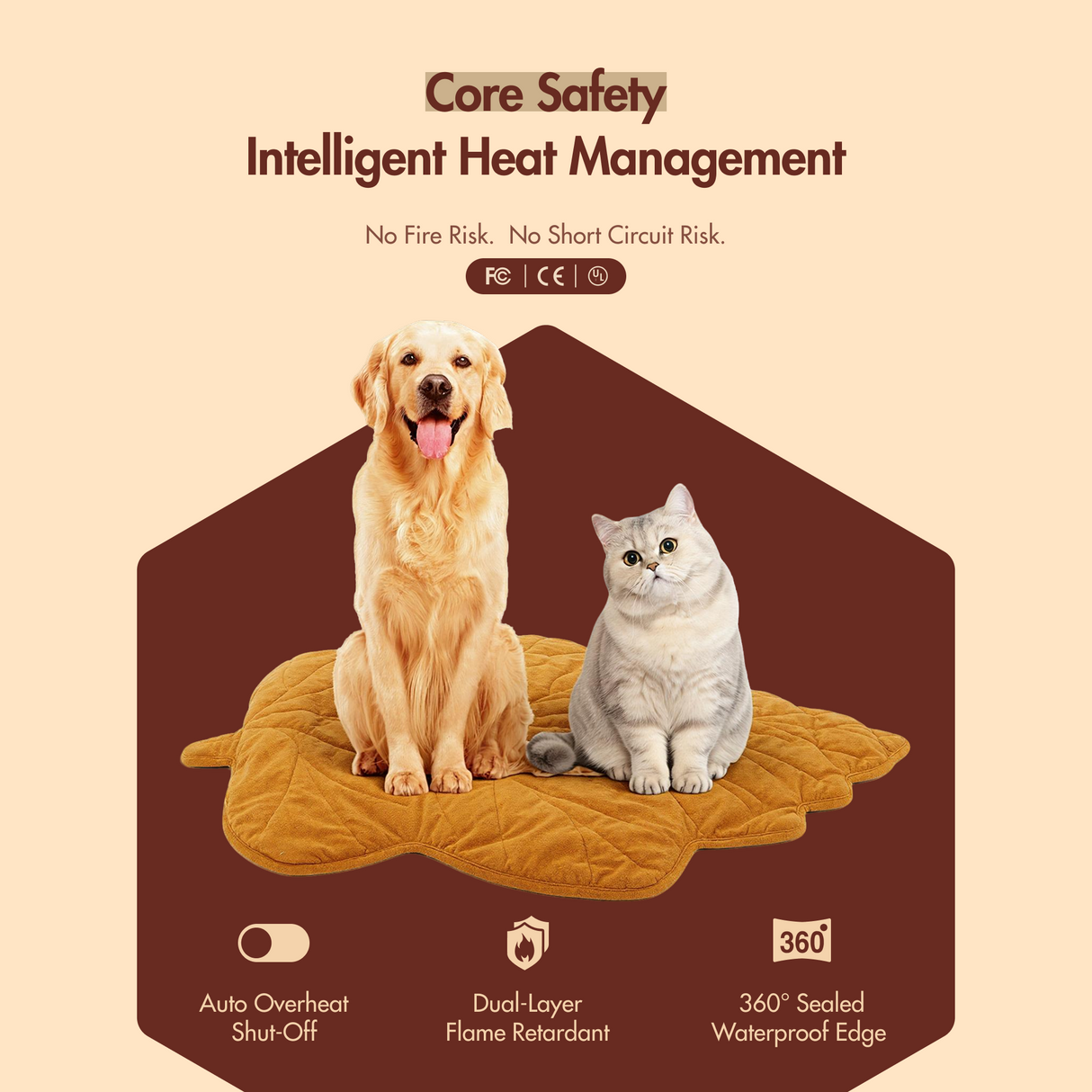 Free Electric Heated Pet Mat （5pcs limited）