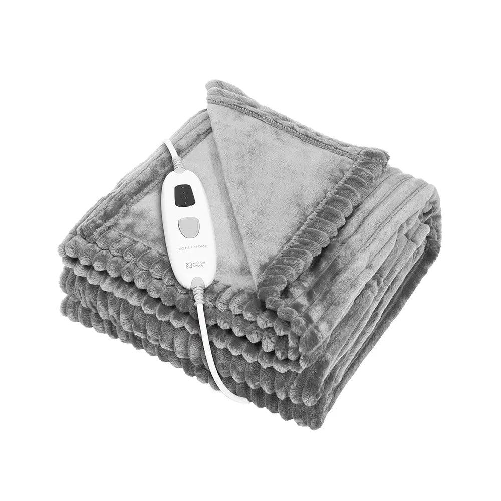 Heated Blanket-Stripe-Up to 10 Heating Levels-Up to 12 Hours Auto ZonLi