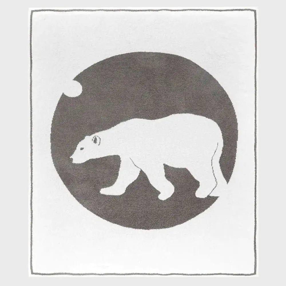 Polar Bear Throw Blanket ZonLi