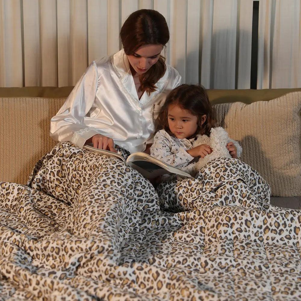 Animal print weighted blanket new arrivals